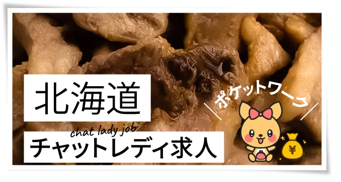 北海道チャットレディ求人ポケットワーク